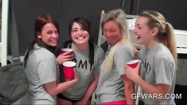 College sluts drinking and having lesbo sex