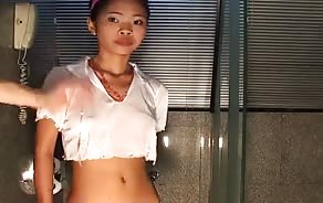 free porno me skinny Thai Shiho get fuck my bathroom