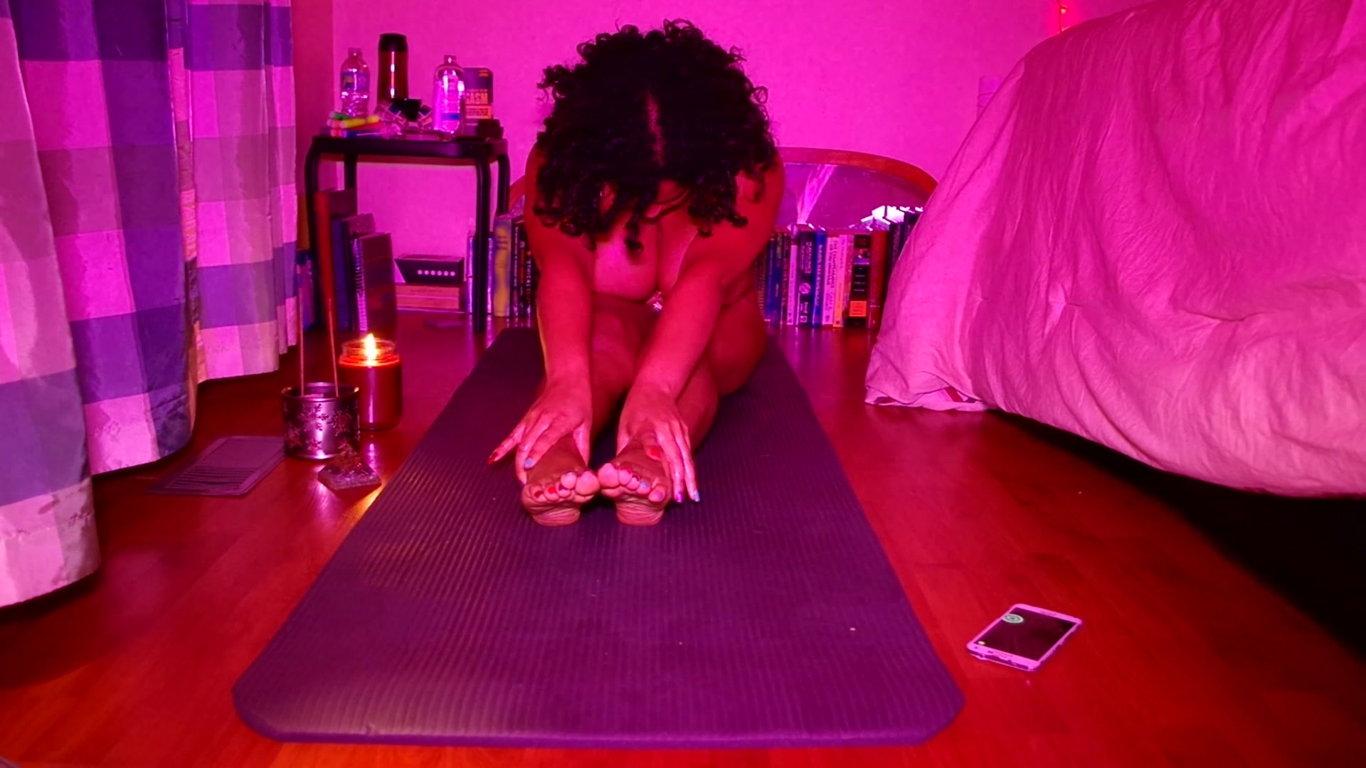 Naked Yoga - Professor Gaia Monroe