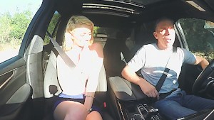 Riley Star has hot sex in a stranger's car