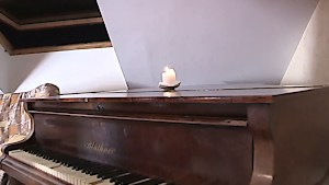 Classical music makes her horny for big cock