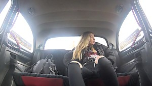 Misha Cross pays for her cab with her cute booty