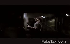Fake taxi driver becomes lucky with fucking a very hot blonde milf