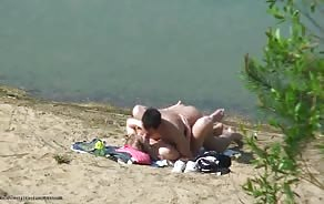 fuck video Nudist fuck filmed by beach spy